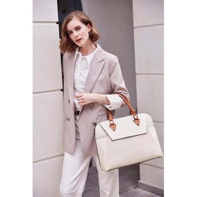 China Waterproof High Quality Genuine Leather Briefcase Messenger Satchel Bags Laptop Handbags For Business for sale