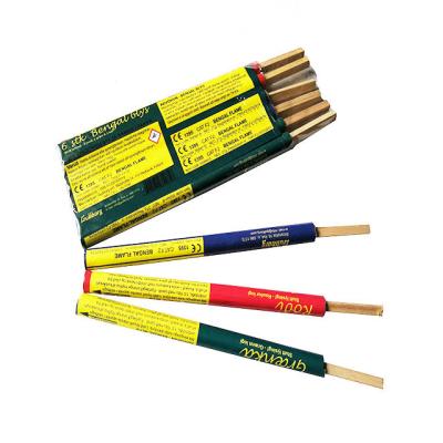 China CE Pass Wooden Handle Hand Held Sparklers , Unique Party Sparklers Flame for sale