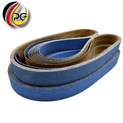 China Factory Direct Sales Manufacturer Durable Abrasive Sanding Belts Polyester Ceramic Sanding Belt For Knife Making for sale