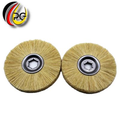 China Used in metal surface treatment and OEM ODM 140-160mm diameter polishing wheel Tampico polishing wheel for sale