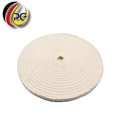 China Used in metal surface treatment and polishing finishing tools custom 100-400mm diameter good durable cutting force polishing wheel cotton wheel tool for sale