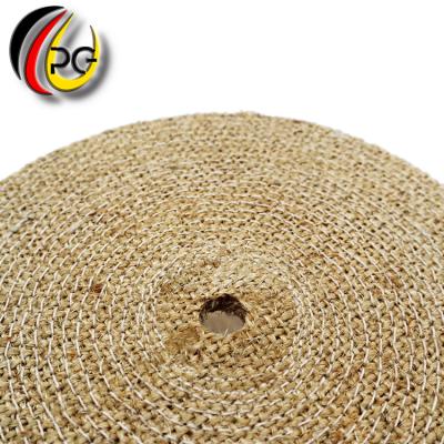 China Used in metal surface treatment and custom logo 8-15mm thickness grinding wheel sisal polishing disc for sale