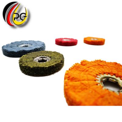 China Used in metal surface treatment and custom polishing Straigt cutting Used in metal surface treatment and polishing wheel sisal cotton polishing polishing wheel for sale