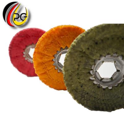 China Used in metal surface treatment and polishing custom thickness of 15-18mm used in metal surface treatment and polishing wheel sisal cotton polishing polishing wheel for sale