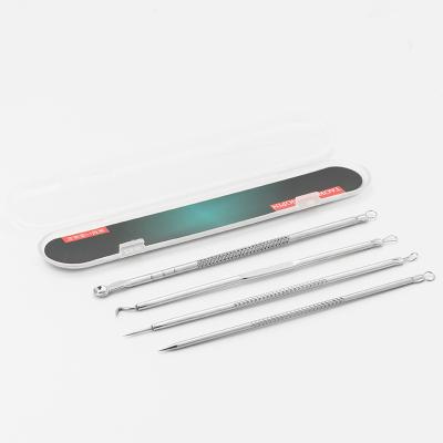 China Stainless Steel Blackhead Comedone Sharp Needle Acne Comedone Extractors Stainless Steel Piercing Needles Remove Tools for sale