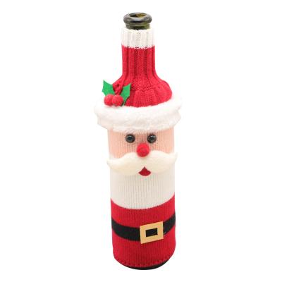 China Creative Merry Christmas Decor Wine Bottle Cover Christmas Wine Bottle Cover Christmas Decoration Supplies for sale