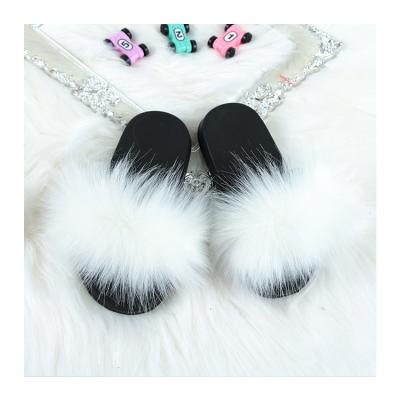 China Other Quality Guaranteed Price 23 Colors Kids Suitable Fur Slides Furry Shoes Fluffy Slippers for sale