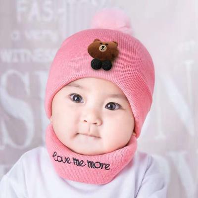 China COMMON winter knitted beanies hat scarf sets for kids warm beanies hat winter knitted hat for sale