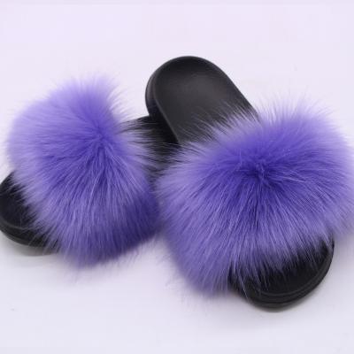 China Fashion Trend Faux Fur Sandals And Slippers For Women Fur Slippers for sale