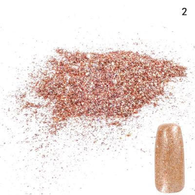 China Excellent Nail Mirror Powder Nail Art Effect Mirror Foil Nail Art For Nail Glitter Powder for sale