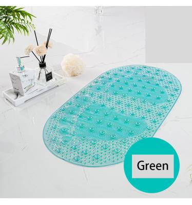 China Sustainable Shower Mats Non Slip With Suction Cup PVC Bath Mat For Bath Covers Mat for sale