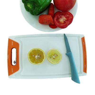 China 3set Plant Fruit Vegetable Material Eco-friendly Material Sustainable Portable Plant Cutting Board Plastic Cutting Board Supply for sale