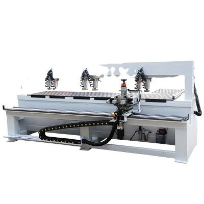 China High Precision Horizontal Laser Auto Side Hole Woodworking Drilling CNC Drilling Machine For Furniture Wood Slotting Machine For Woodworking for sale