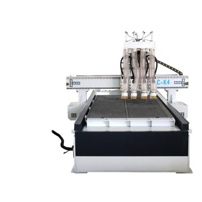 China Fully Automatic Woodworking Machinery Four-Process Feeder For Panel Direct-Sale Wood Carving Machine Working CNC Router for sale