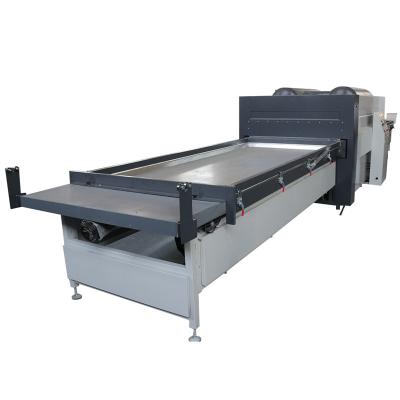 China woodworking factory vacuum membrane press for tabletop solid film work double woodworking cabinet door laminating machine for sale