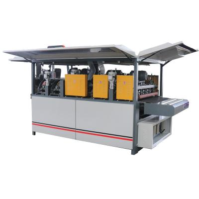 China Furniture factory high configuration side brush automatic double easily control wood sanding polishing machine Te koop