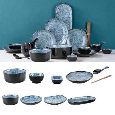 China Viable Hot Selling Ceramic Oven Change Restaurant Tableware Dinnerware Luxury Dinner Sets for sale