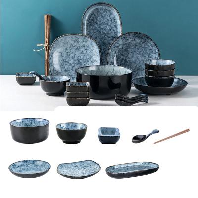 China Viable Ceramic Dinner Dishes Set New Price 2021 Style Porcelain Dinner Sets Restaurant Dinnerware Tableware for sale