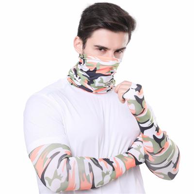 China Breathable Custom Cooling Arm Sleeves And Hand Sleeves UV Protection Mask And Arm Sleeves for sale