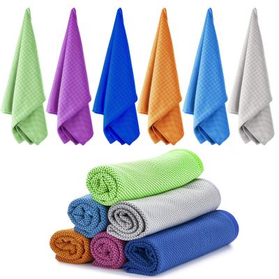 China Other Custom Logo Towel Travel Beach Towel Microfiber Gym Cooling Quick Dry Towel For Gym Golf Football Yoga Camping Outdoor Sports for sale