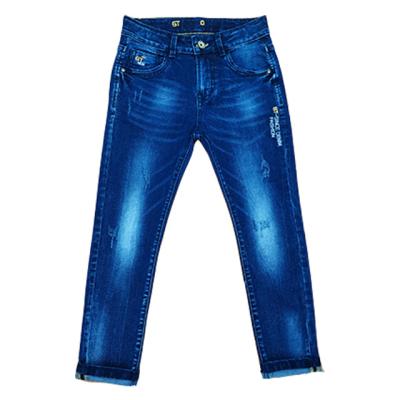 China Relieve Wholesale New Style Lower Price Boys Jeans Skinny Boys Jean Trouser Brand for sale