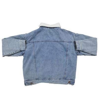 China Comfort New Product Factory Supplier Mens Denim Jackets And Coats Holes Denim Jacket Coats for sale