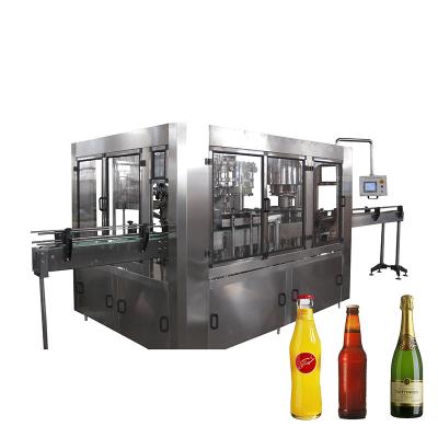 China Beverage Glass Bottle Automatic Juice Filling Machine Sparkling Water Production Line for sale