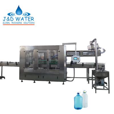 China High Quality 5 -10L Beverage 3 In 1 Water Washing Filling Capping Making Machine Price Mineral Aquatic Plant for sale