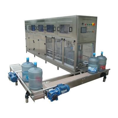 China Full Automatic Food 300-500 BPH Gallons 5 19.8 Liter Barrel Plastic Mineral Pure Water Washing Filling Capping Machine for sale