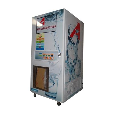 China Business Setting Automatic Ice Vending Machine Coin Operated Price 500 Kg for sale