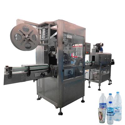 China Automatic Food Plastic Glass Bottle Can Sleeve Shrink Labeling Machine for sale