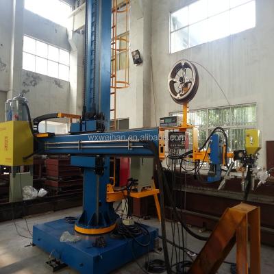 China 2 x 2m Mobile Welding Arm And Boom Light Duty Column And Boom Welding Machine With Flux Feeding Unit for sale