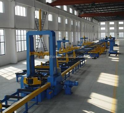 China Gantry type H-BEAM BOX BEAM welding machine for steel structure production with SAW welder for sale