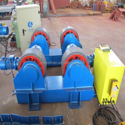 China Steel Pipe Tank Welding Roller Welding Bed 10ton Loading For Tank Rotator High Efficient Spinning Auxiliary Machine for sale