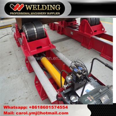 China Pipe Welding Hydraulic Steel Pipe Welding Rotators Fit Up Tank Rotator For Cylinder for sale