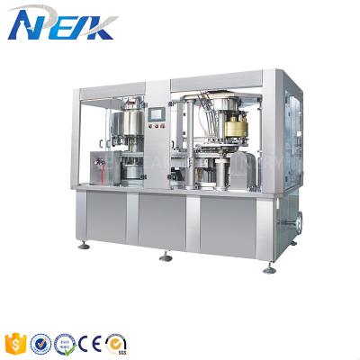 China Automatic Juice Beverage Bottling Line Aluminum Canned Beverage Hot Filling Machine for sale