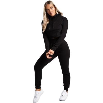 China Breathable 2 Piece Outfits Womens Tracksuit Set Hoodie And Sweatsuit Sport Tracksuit Jogging Active Jogger Tracksuit for sale