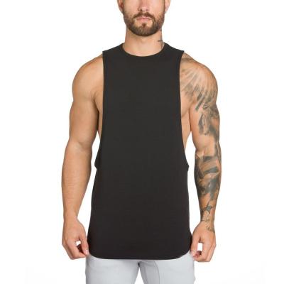 China Anti-Shrink Custom Tank Top Mens Fitness Sports Clothing for sale