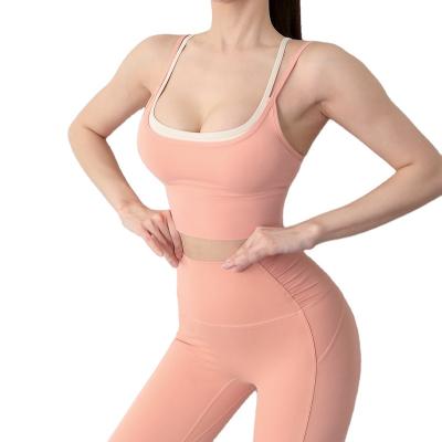 China YX-MA0215 Wholesale Anti-UV Sports Clothing Ladies Gym Fitness Sports Workout Yoga Clothes Suit Activewear Seamless Women Active Wear for sale