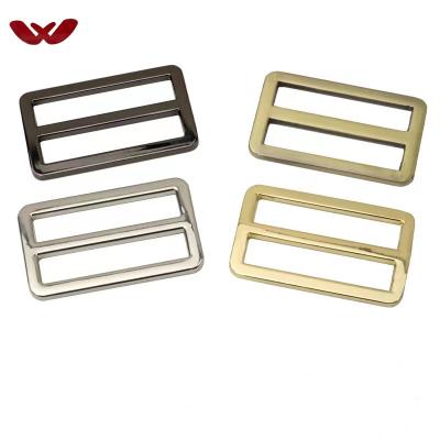 China Wholesale Custom Washable Alloy Three Buckle Metal Shoe Buckle Luggage Clothing Shoe Clothing Adjusting BucklesAccessories for sale