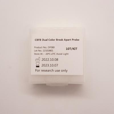 China Fluorescence In Situ Hybridization Reagent CBFB Dual Color Break Apart Probe for sale