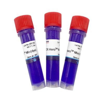 China PCR Reaction Premix System 10ml PCR Hero PCR Kits With Dye Ultra Efficient for sale