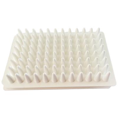 China Disposable Laboratory Consumables 0.1 Ml No Skirt 96 Well PCR Plates for sale