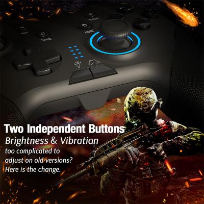 China With Handbreak Game Controller, PC Gamepad Joystick, Dual Vibration, Programmable Remap M1-M4, Android, Switch for sale