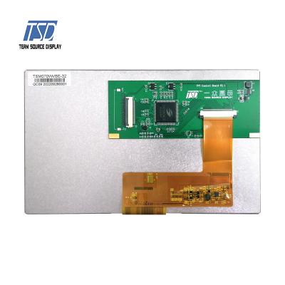 Κίνα UART 7 ιντσών 500 Nits 800x480 TN RGB έξυπνη μονάδα LCD PN TSM070WVBE-32 προς πώληση