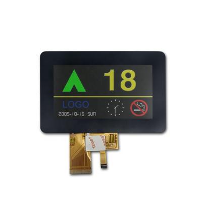 China Kapazitive TFT LCD-Noten-Bildschirmanzeige, Fahrer CTP Lcd Tft 4,3 Zoll-ST7282 zu verkaufen