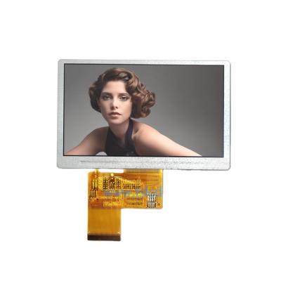 China High Brightness  4.3 Inch Tft Lcd Display 480x272 Resolution  WQVGA for sale