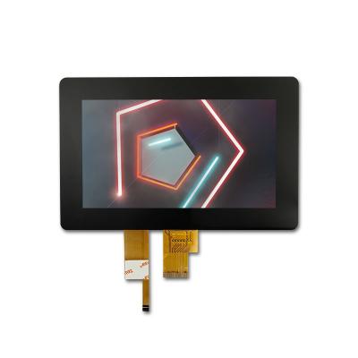 Chine Pouce 800nits de l'affichage d'écran tactile de TFT LCD d'interface de LVDS 7 avec la PCT à vendre