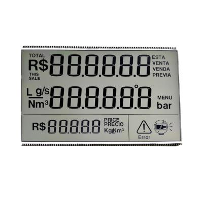 China 7 Segmente angepasster LCD-Bildschirm HTN Anzeigemodus Monochrom für Smart Energy Meter zu verkaufen