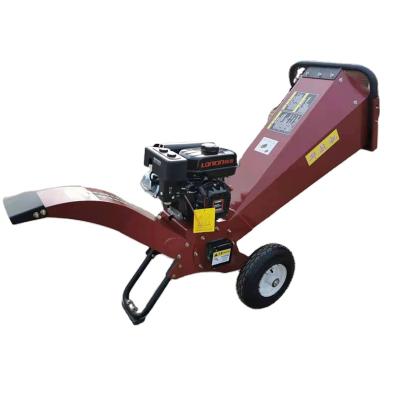 China Building Material Stores ATV Compact Towable Wood Chipper Self Feeding Gasoline / Wood Gasoline Powered Chipper Shredder for sale